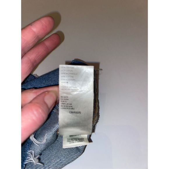 Free People Cosmico Flirt Denim Mini Skirt in Rain Blue OB1193075 Women’s Size 2 - Picture 3 of 10